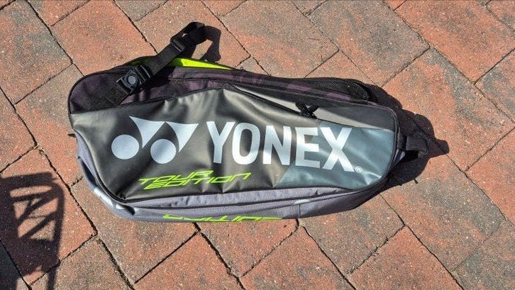 Yonex Tour Edition Badminton Tas - Zwart/Neon Geel, Sport en Fitness, Badminton, Ophalen of Verzenden, Zo goed als nieuw, Tas