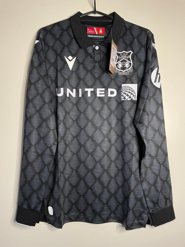 Wrexham AFC Voetbalshirt Maat S Nieuw Macron, Kleding | Heren, Verzenden, Zwart, Nieuw, Macron
