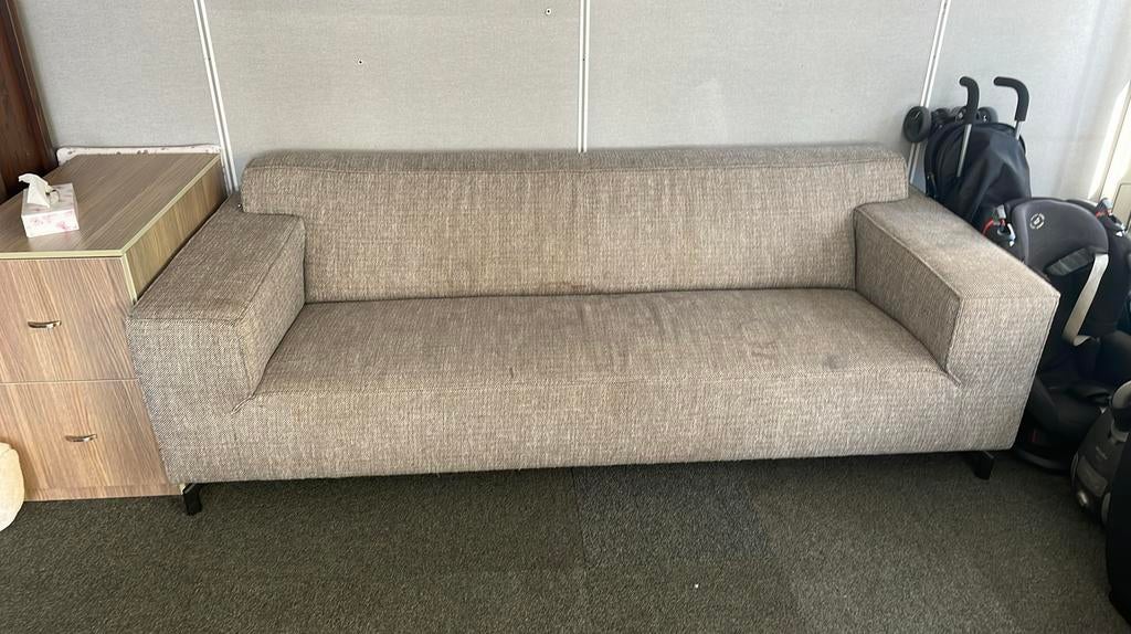 Bank gratis afhalen, Huis en Inrichting, Ophalen, Gebruikt, Rechte bank, Stof