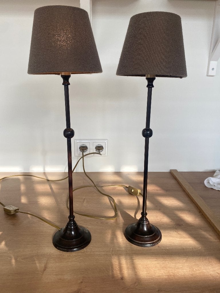 Lampjes, Huis en Inrichting, Bruin, Ophalen, Gebruikt