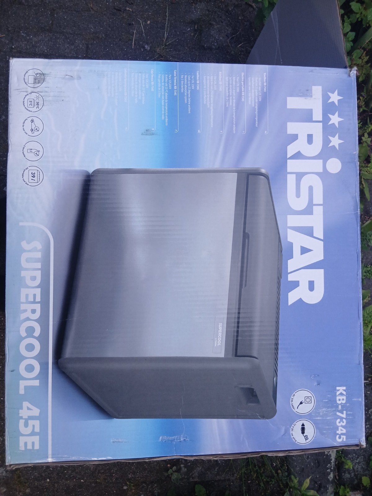 Tristar Portacool 45 E Koelbox - 39L, 12V/230V, Ophalen, Elektrisch