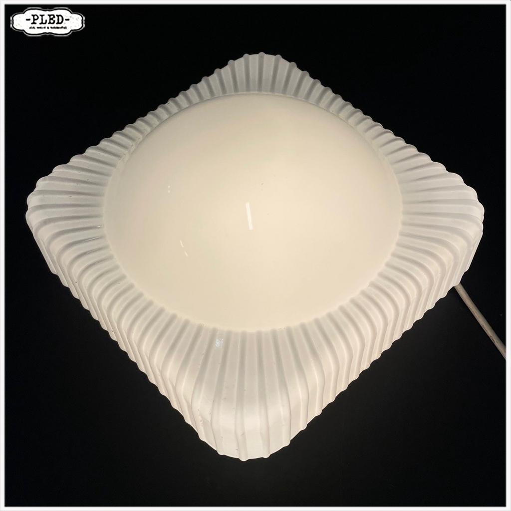 Vintage opaline lamp Plafondlamp Plafonnière, Gebruikt, Verzenden, Vintage Boho Bohemen, Nb