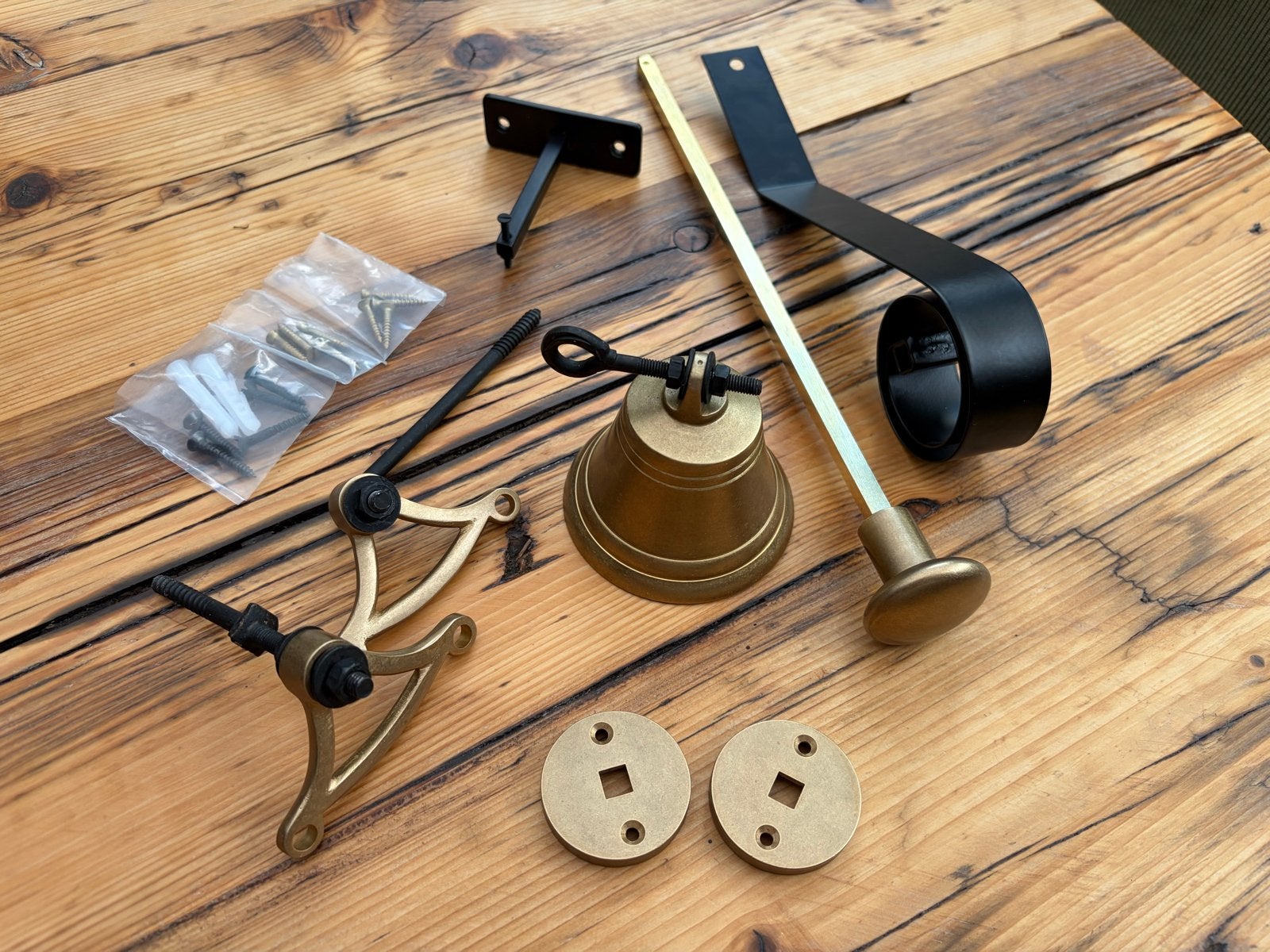 Klassieke trekbel messing getrommeld - Nieuw in doos, Ophalen, Nieuw