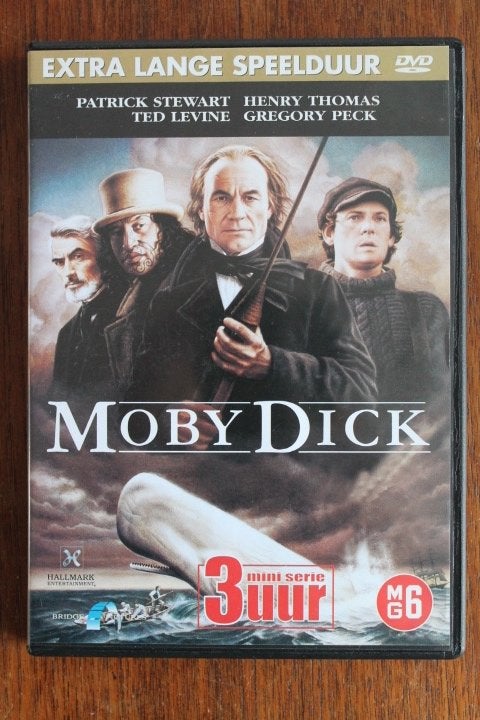 Moby Dick (1988) mini serie Patrick Stewart DVD Melville, Nederlands, Drama, Ophalen of Verzenden, Vanaf 6 jaar