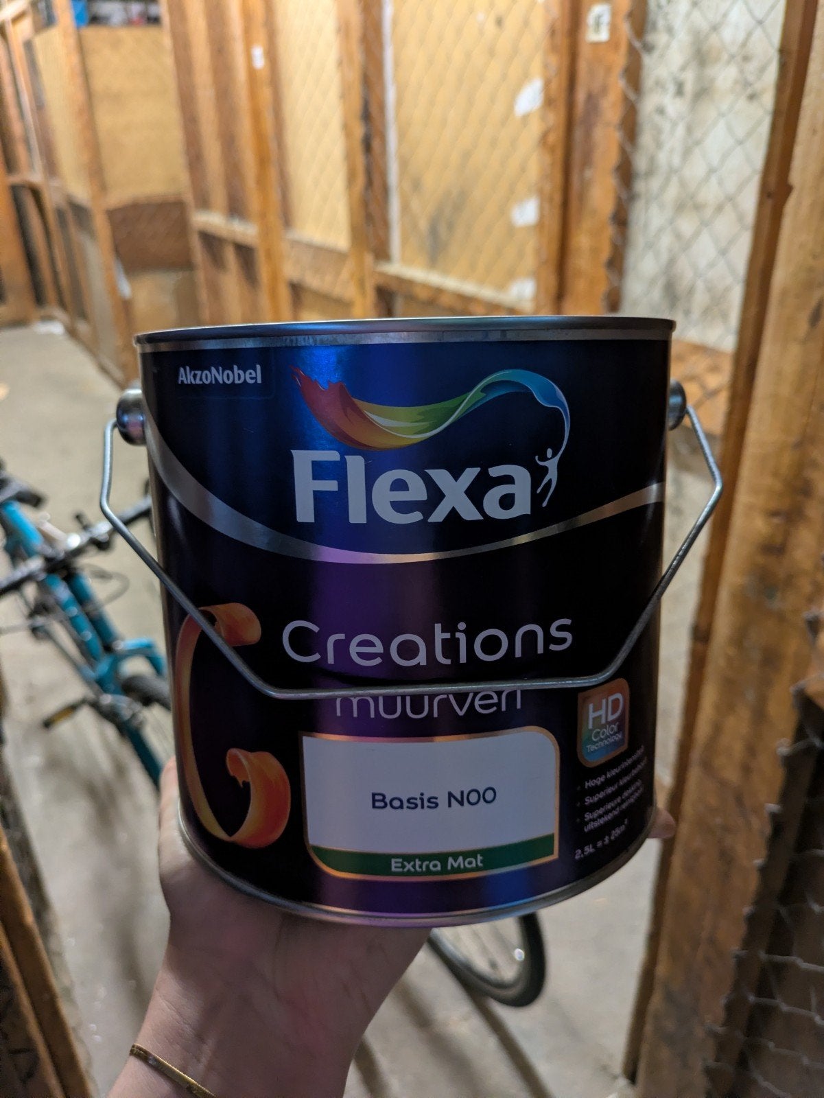 Flexa Creations Muurverf - Camouflage Green - 5+ liter, Ophalen, Nieuw, Groen