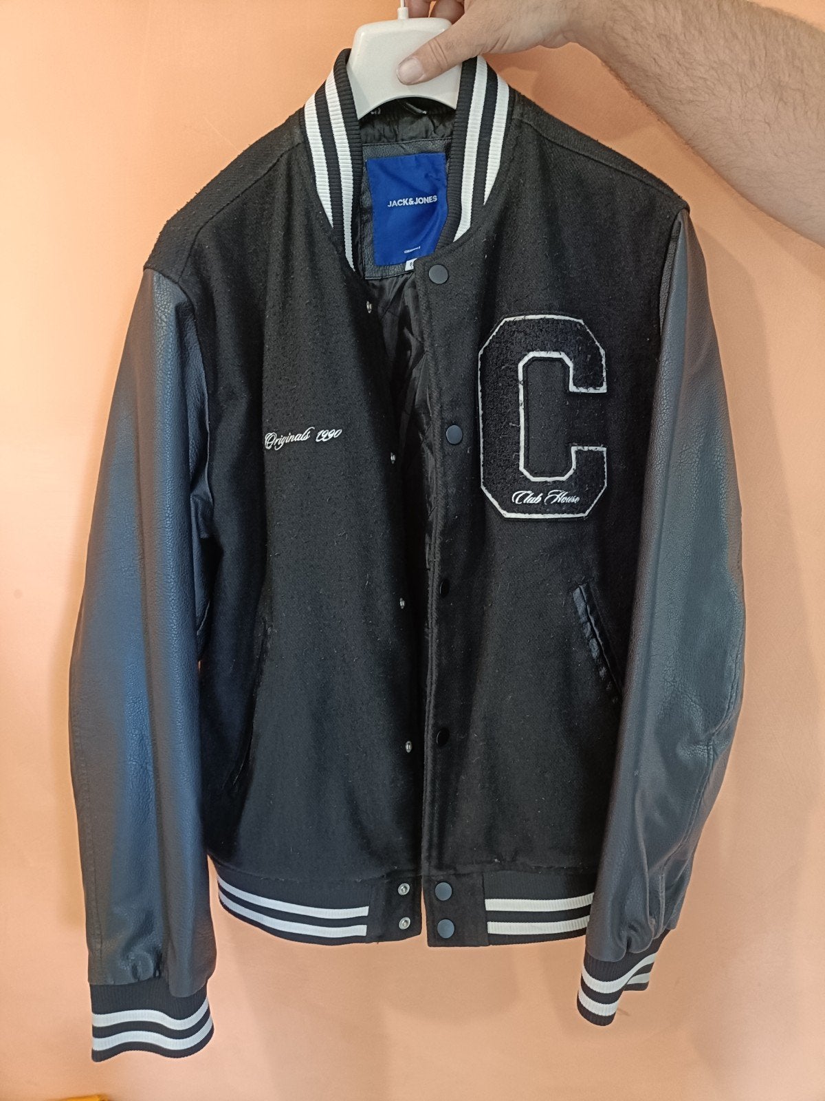 Jack & Jones Varsity Jas Zwart Maat S, Zwart, Ophalen of Verzenden, Gedragen, Jack & Jones