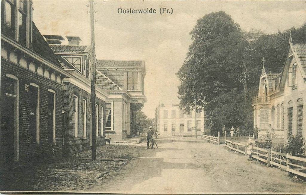 388-309-013 Oosterwolde, Verzamelen, Ansichtkaarten | Nederland, Verzenden, Voor 1920, Friesland