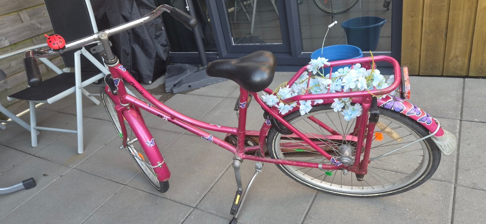 Roze kinderfiets 24 inch, Fietsen en Brommers, Ophalen, Gebruikt, 20 inch of meer