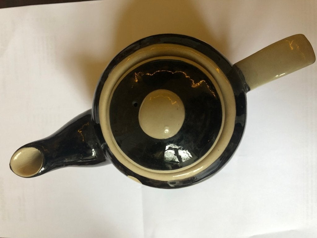 theepot met skull motief, Overige merken, Keramiek, Ophalen of Verzenden, Zo goed als nieuw