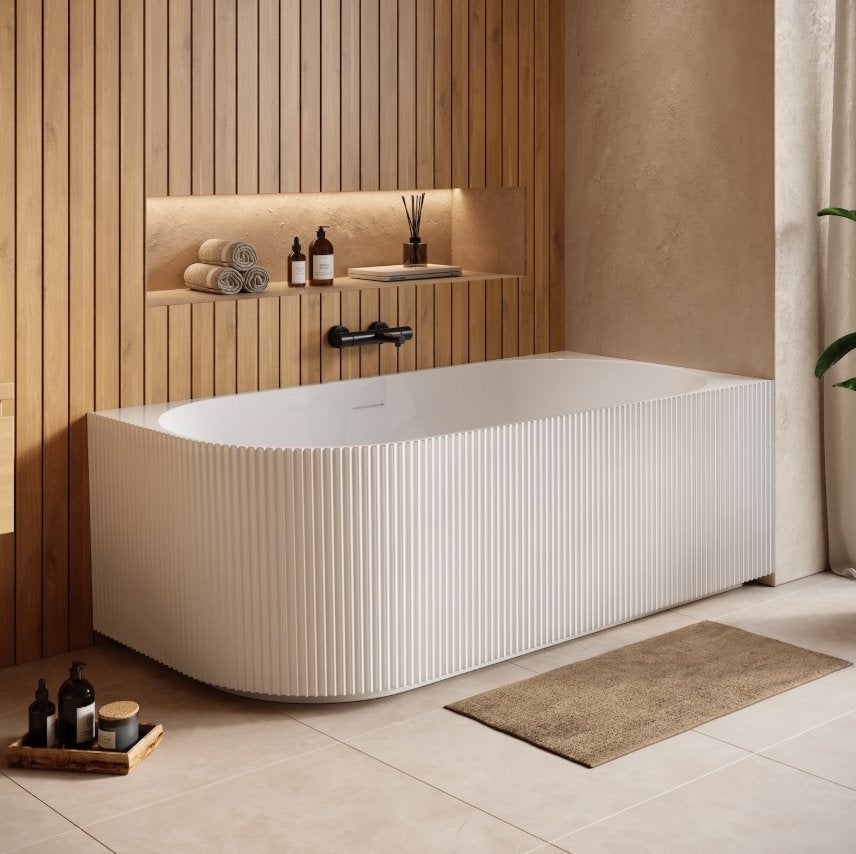 Hoekbad170 x 80 x 58 cm - wit - ligbad, Overige typen, Nieuw, Minder dan 100 cm, 50 tot 75 cm