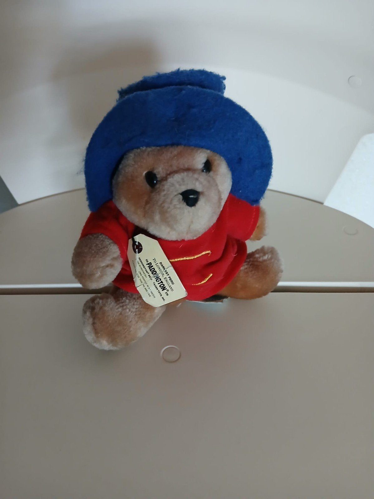 Paddington Bear met label.Knuffel uit de jaren 70,80,90., Gebruikt, Beer, Ophalen of Verzenden, Met label