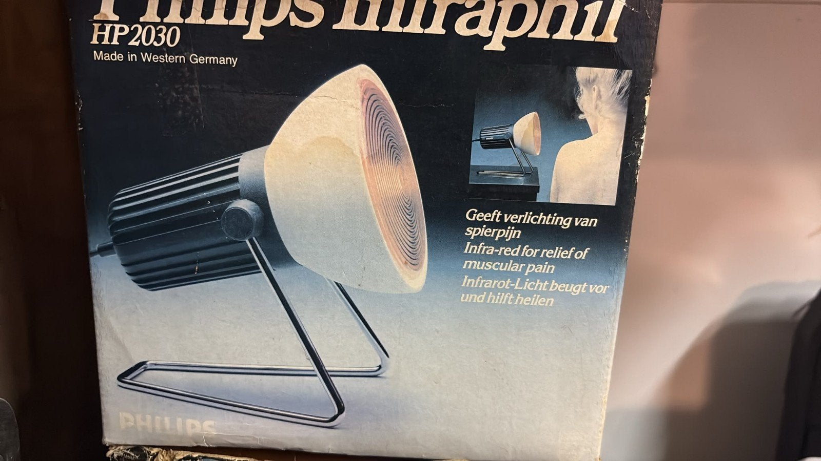 Philips Infraphil HP2030 Infrarood Warmtelamp, Ophalen, Gebruikt