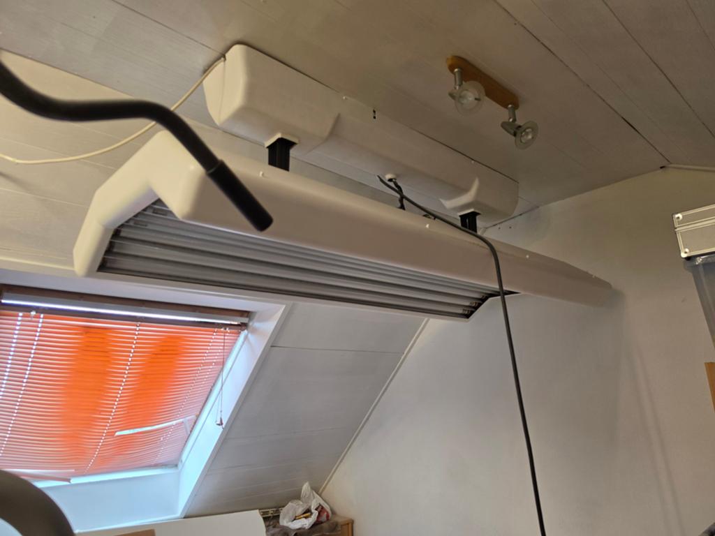 Infrarood zonnebank voor thuisgebruik, Ophalen of Verzenden, Gebruikt, Zonnebank enkelzijdig, Minder dan 10 lampen