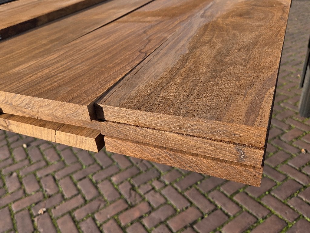 Hardhouten planken - geschaafd 22x190 mm - nr: HP124, Tuin en Terras, Ophalen, Planken, Nieuw, Hardhout
