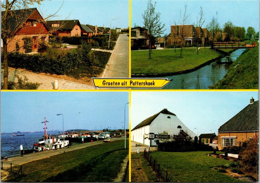 Groeten uit Puttershoek, Verzamelen, Verzenden, 1960 tot 1980, Ongelopen, Zuid-Holland