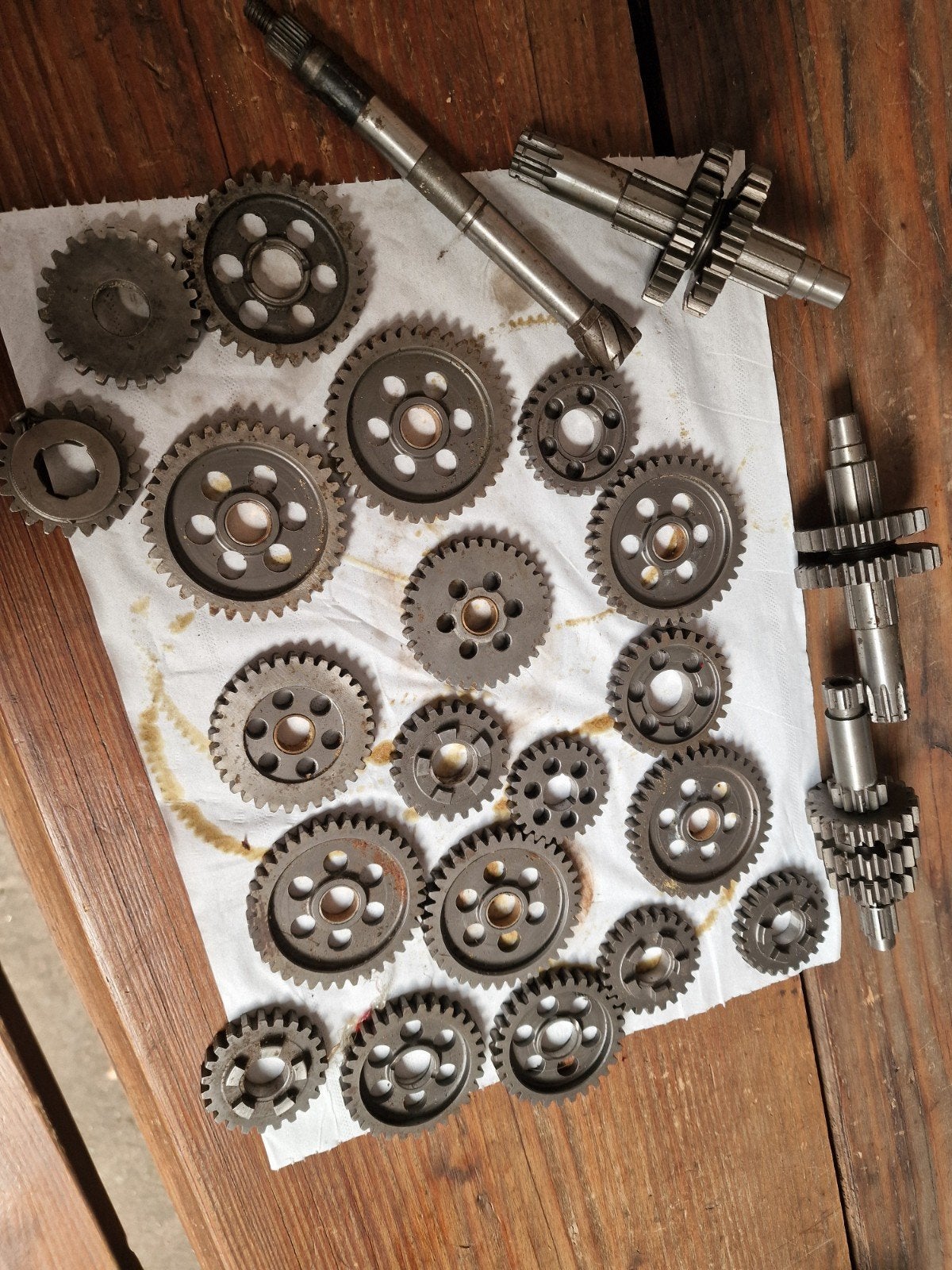 Puch 6 bak versnellingsbak onderdelen, New Old Stock!!, Ophalen of Verzenden, Nieuw, Overige typen, Puch