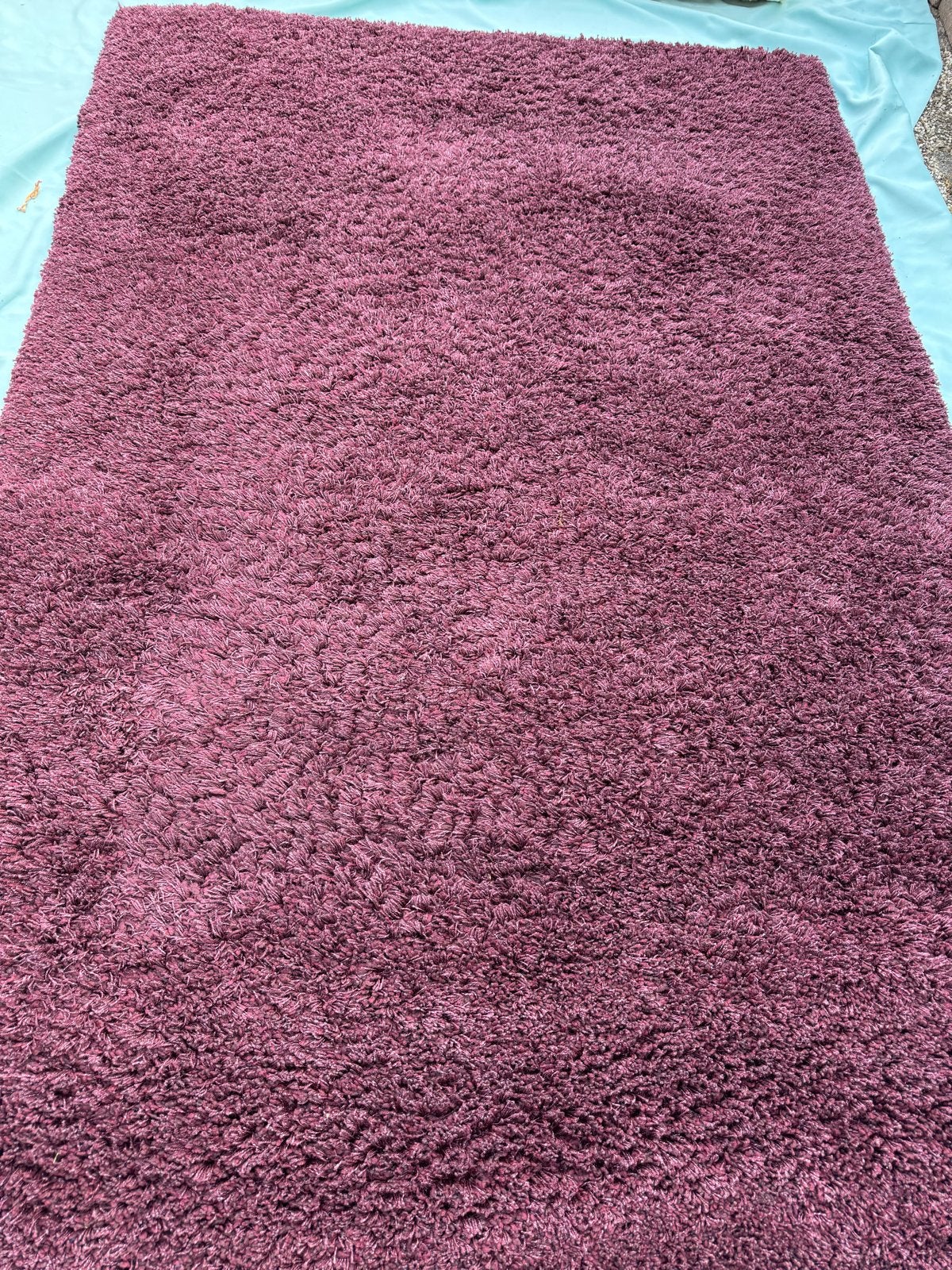 Luxe Hoogpolig Bordeaux Vloerkleed 240x160 cm - Fris & Schoo, Ophalen, 150 tot 200 cm, 200 cm of meer, Zo goed als nieuw
