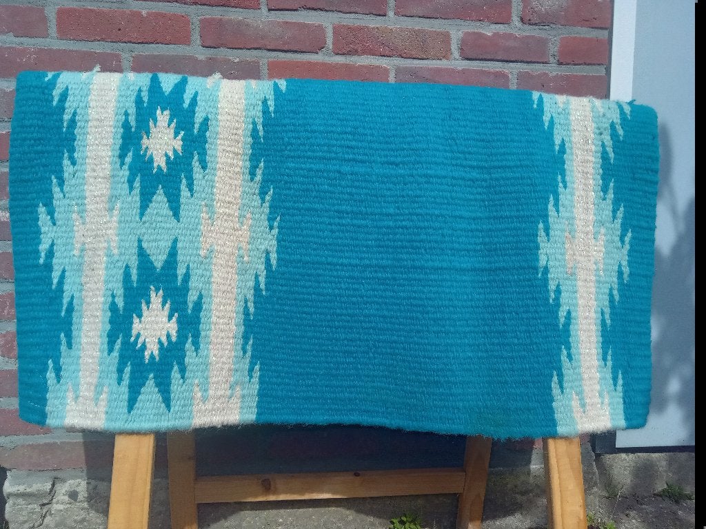 Nieuwe, turquoise, wollen showblanket, Zadeldekje, Nieuw, Ophalen of Verzenden, Vochtregulering