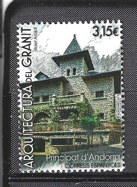 Sp And 2 - 2017 - Spaans Andorra/uit blok/Chalet Arajol, Verzenden, Gestempeld