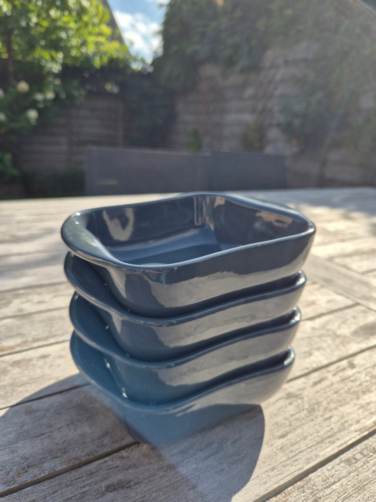 Set van 4 Vivo Villeroy & Boch schaaltjes 12,5 x 12,5 cm, Ophalen, Vivo, Keramiek, Overige stijlen