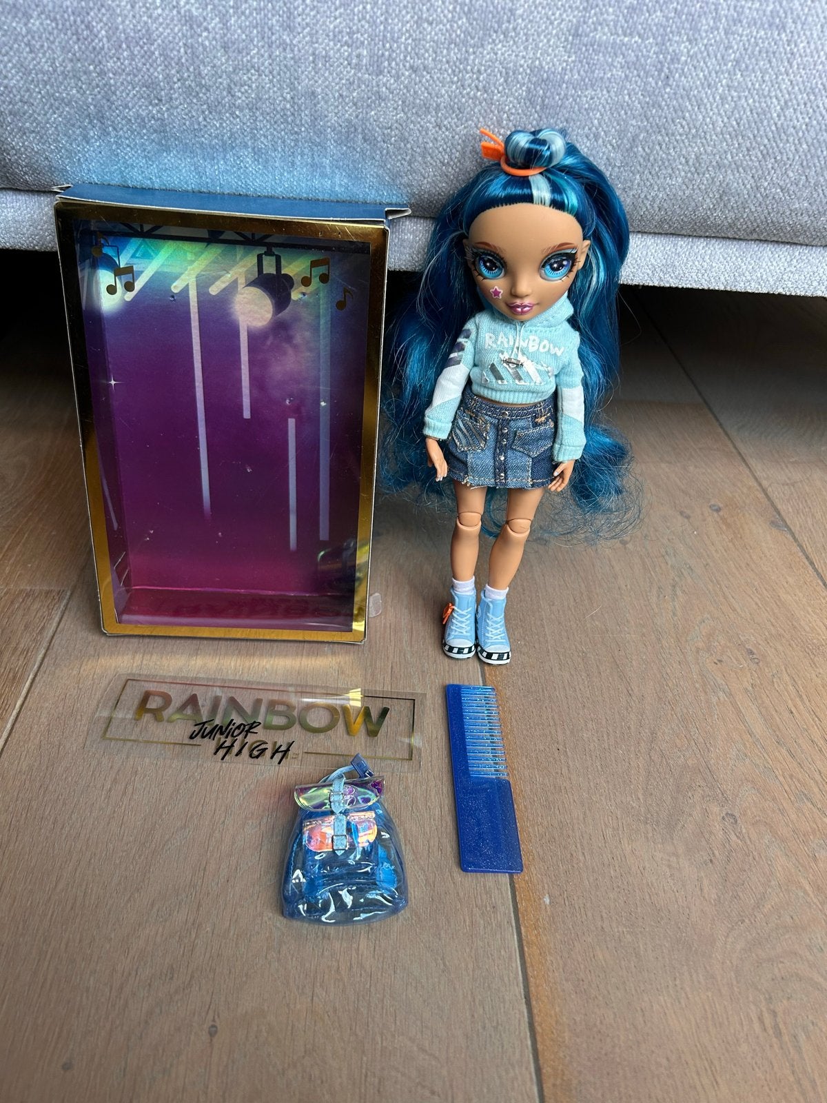 Rainbow High Junior High Skyler Bradshaw pop, Ophalen of Verzenden, Zo goed als nieuw, Overige typen