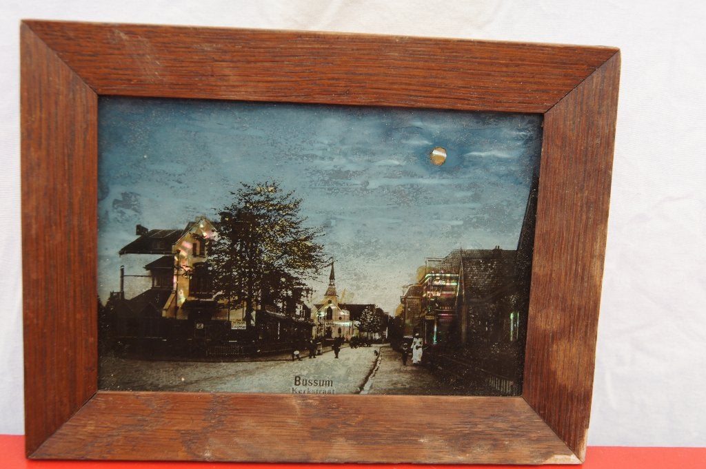 Bussum / Kerkstraat Parelmoer ( Schilderijtje, Ophalen of Verzenden
