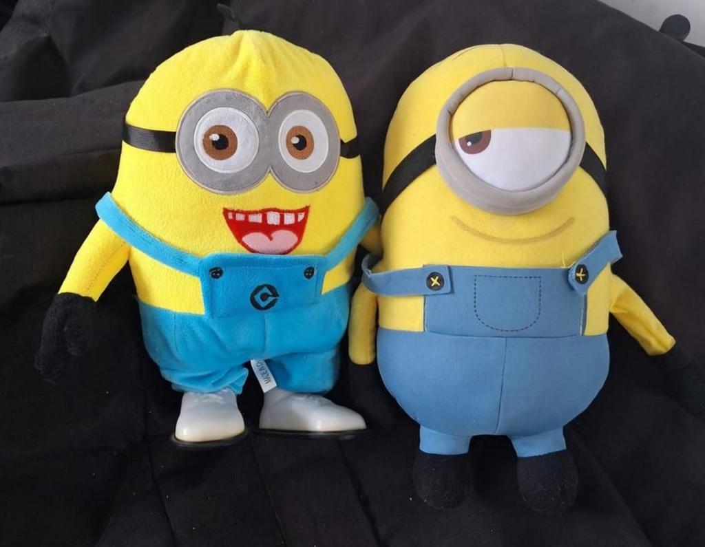 2 leuke minion knuffels, Overige karakters, Ophalen of Verzenden, Gebruikt, Overige typen