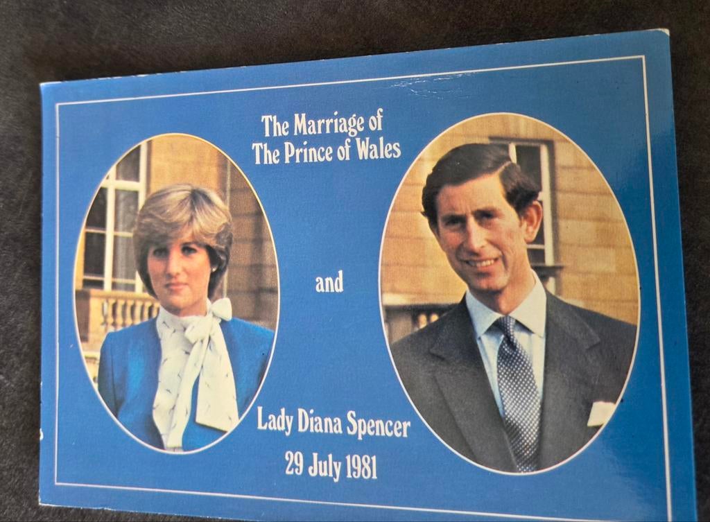 Prins Charles en Lady Diana Spencer, Verzamelen, Ansichtkaarten | Themakaarten, Ongelopen, 1980 tot heden, Sterren en Beroemdheden
