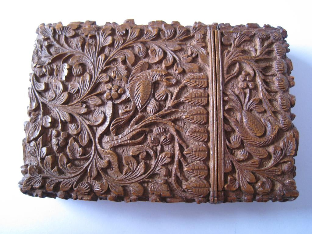 CHINA - CHINESE VISITE KAART HOUDER ; HANDWERK 75,-, Verzenden