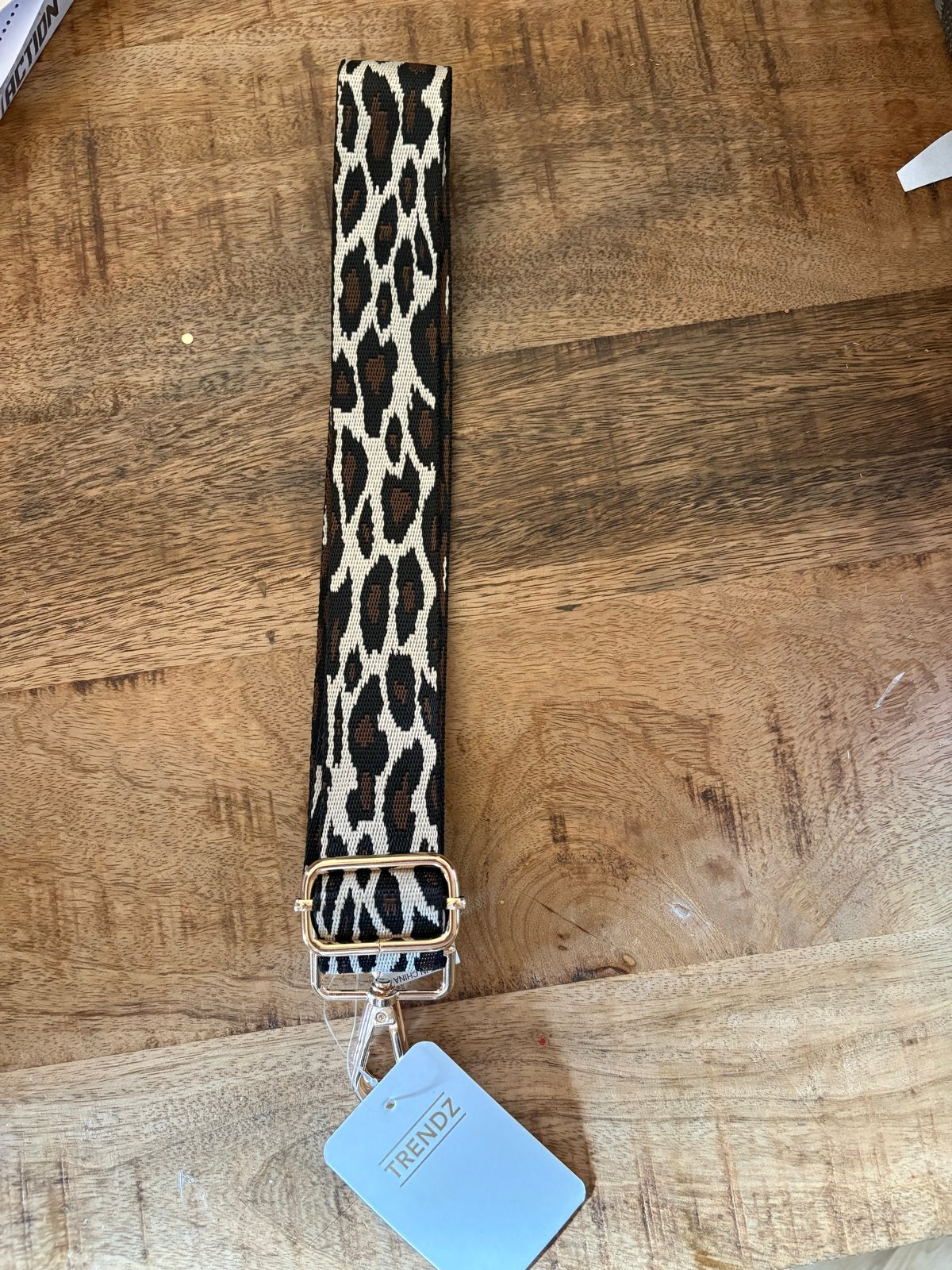 Schouderband met luipaardprint - Nieuw, Ophalen, Nieuw, Bruin, Overige typen