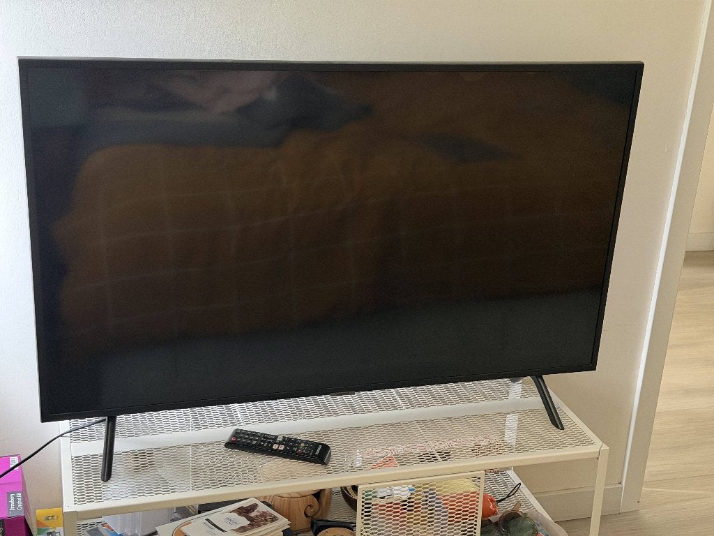 Samsung Ultra HD Smart TV with mid-size crack, Ophalen, Gebruikt, 50 Hz, LCD