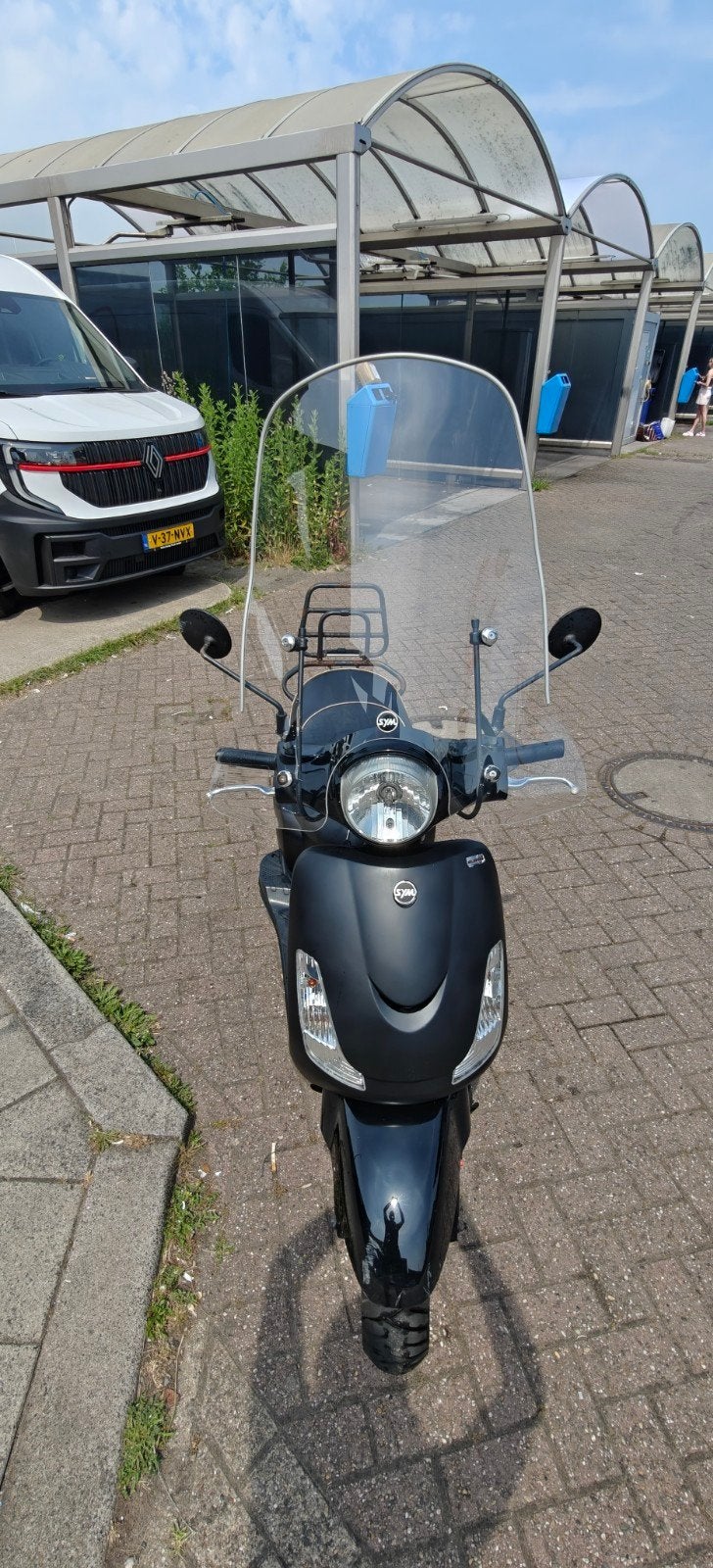 Sym Fiddle 2 S - Mat Zwart - Klaar voor de stad!, Ophalen, SYM, Zo goed als nieuw, Benzine