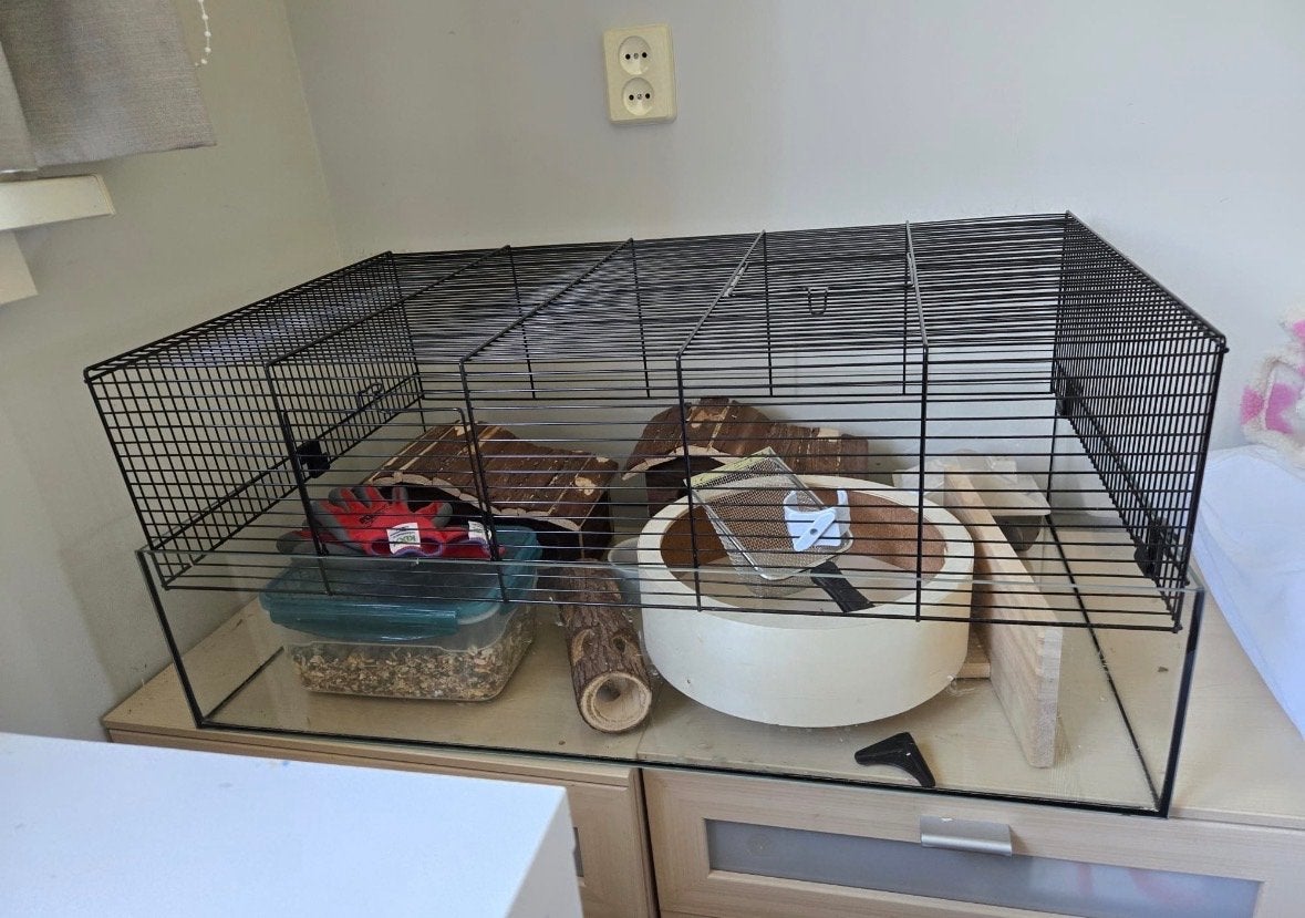 Hamsterkooi 80cm + veel extra spullen, Dieren en Toebehoren, Ophalen