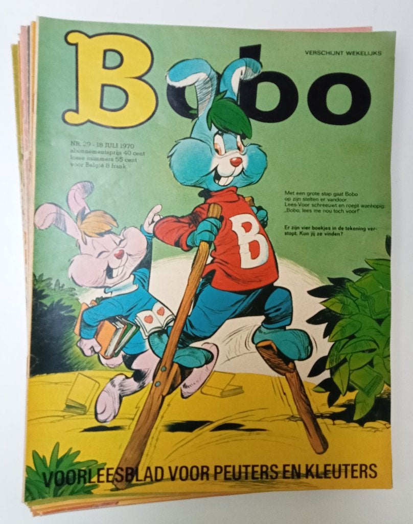 bobo ca 18 tijdschriften 1970, Boeken, Ophalen of Verzenden