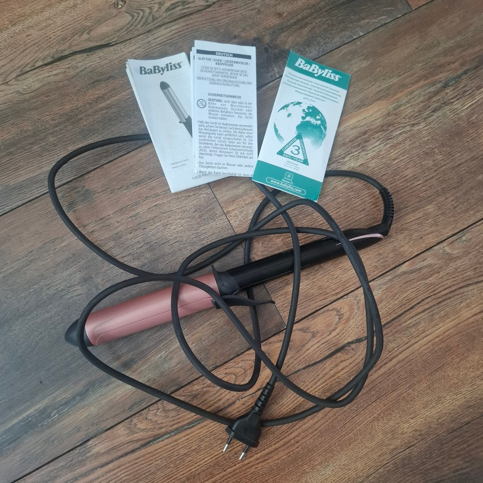 BaByliss krultang C452E-F94m - Zo goed als nieuw, Ophalen of Verzenden, Zo goed als nieuw, Haarverzorging