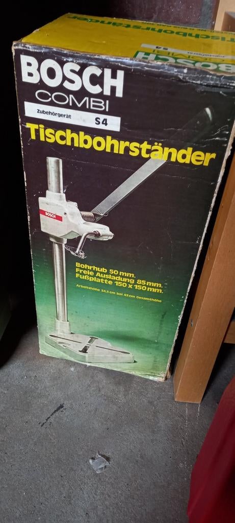 Bosch Combi S4 Tafelboormachine Standaard, Doe-het-zelf en Verbouw, Gereedschap | Boormachines, Ophalen of Verzenden