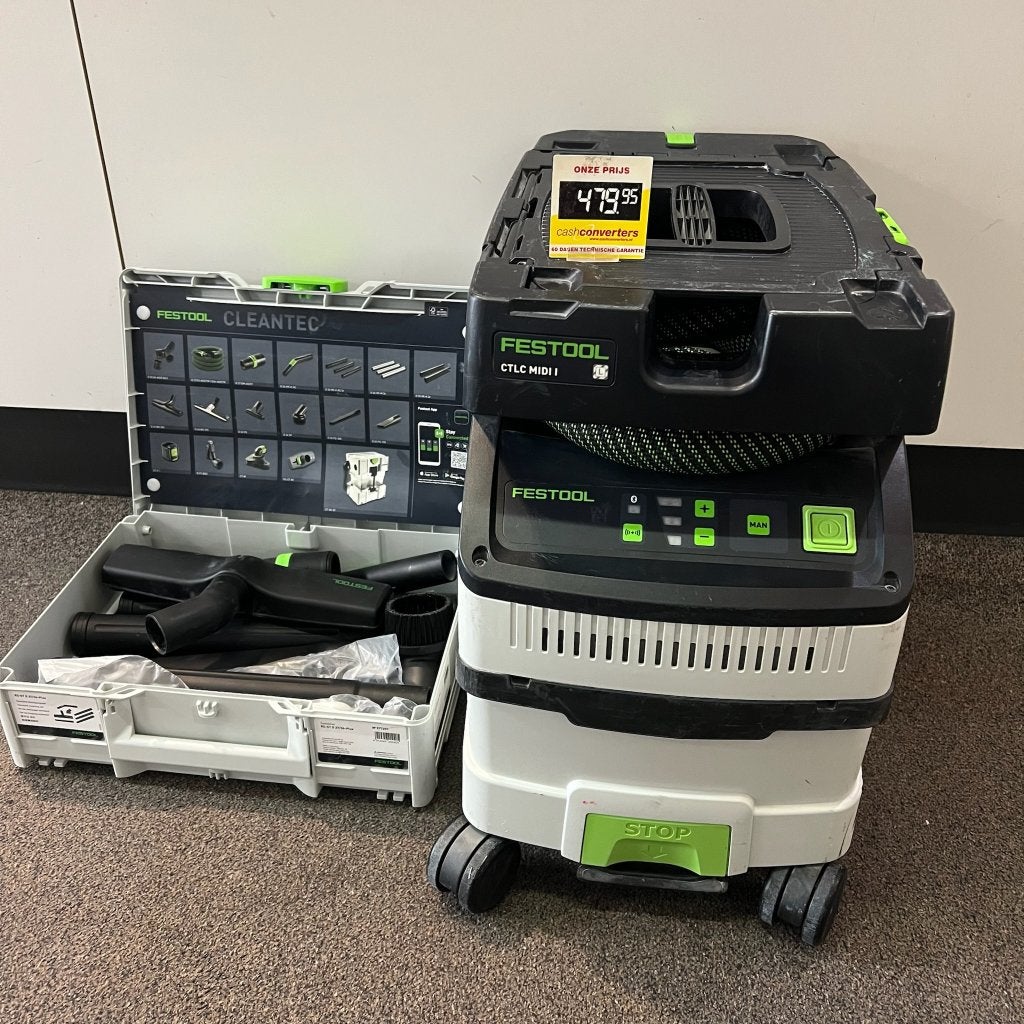 Bouwstofzuiger Festool CTLC MDI I | op accu | 2022 | 411819, Doe-het-zelf en Verbouw, Reinigingsmachines, Ophalen of Verzenden