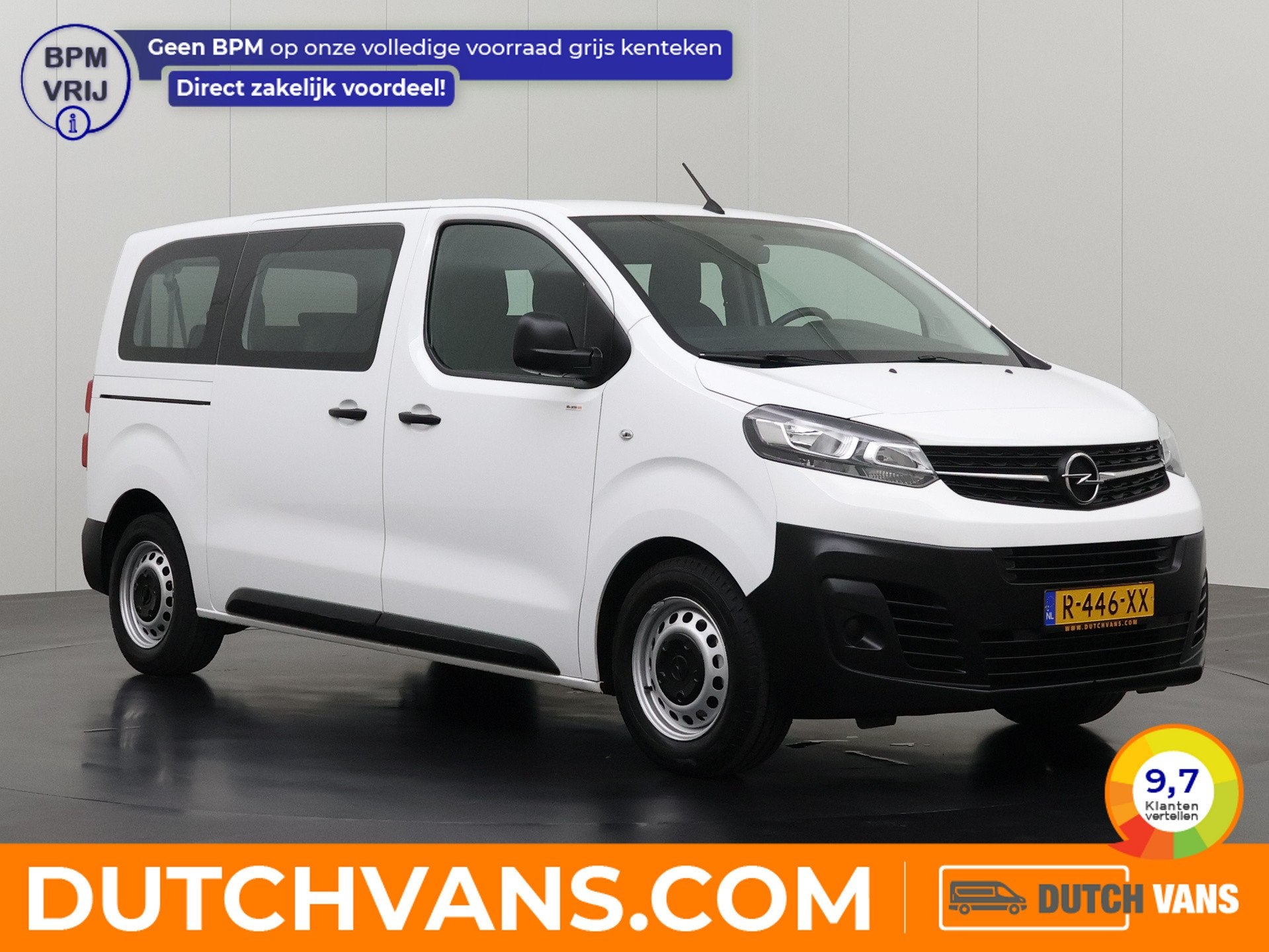 Opel Vivaro Combi 1.5CDTI Lang 9-Persoons Kombi | Personenbu, Auto's, Voorwielaandrijving, Dealer onderhouden, Stof, 4 cilinders