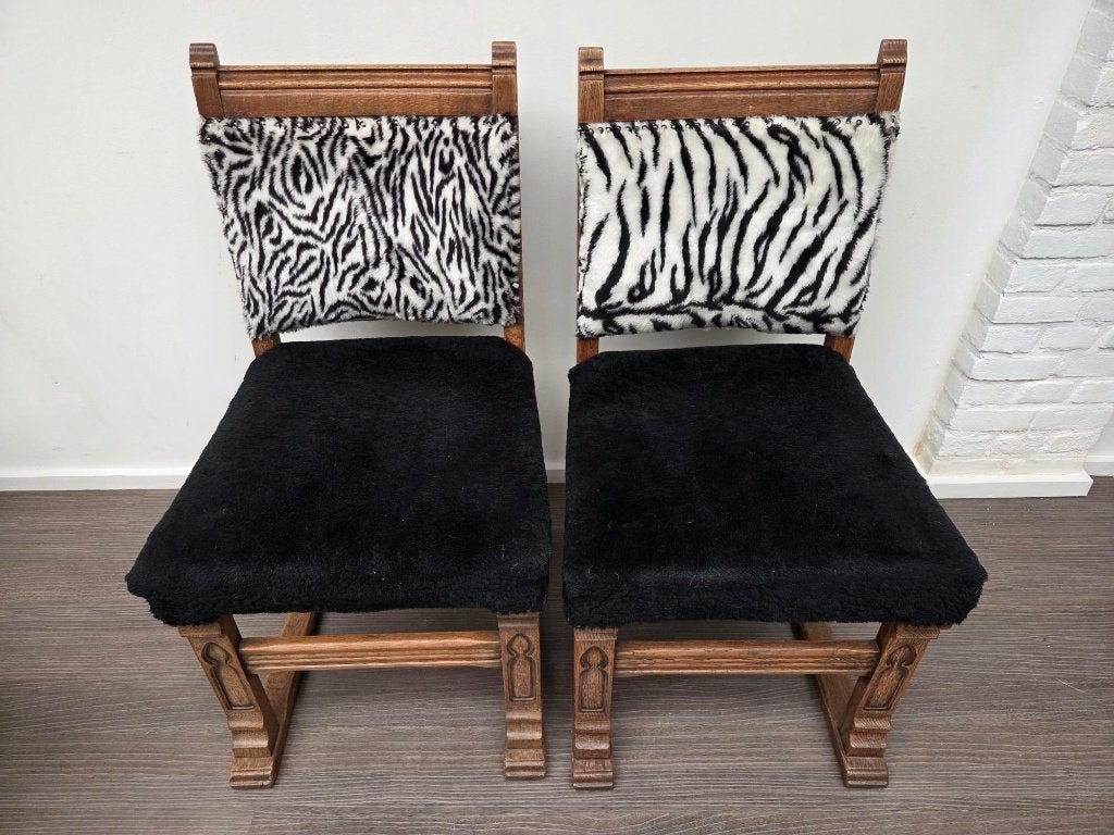 Stoelen, Ophalen, Gebruikt, Hout, Twee