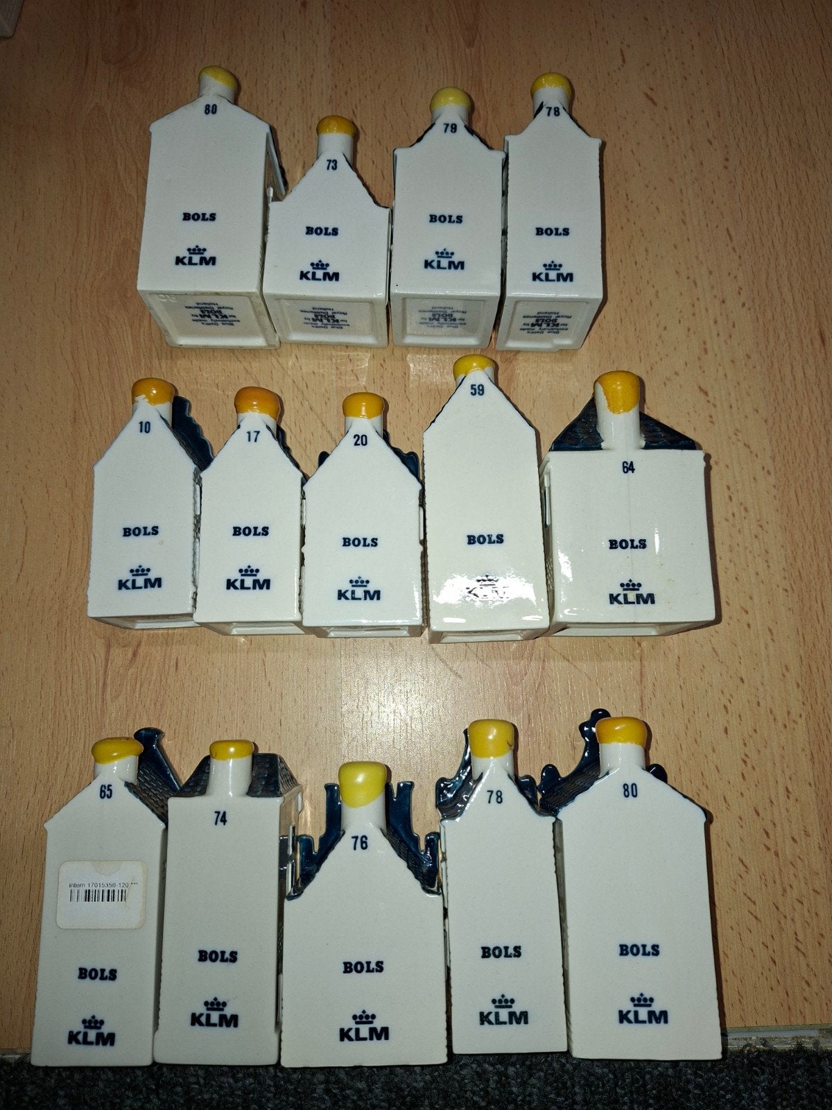 KLM huisjes  opruiming, Verzamelen, Ophalen of Verzenden, Nieuw, 41 t/m 60, Gevuld