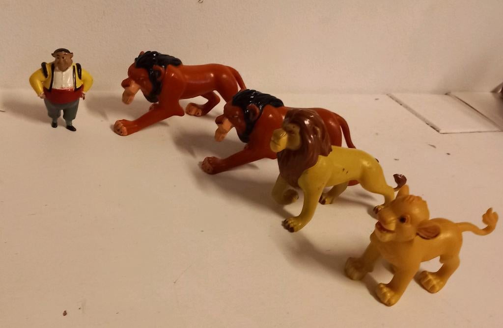 Lion king mufasa disney, Ophalen of Verzenden, Zo goed als nieuw, Boerderijdier, Beeldje of Figuurtje