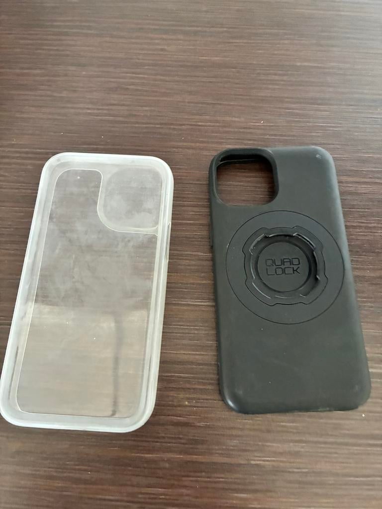 Quad Lock Hoesje en Poncho voor iPhone 13 Mini, Quad Lock, Hoesje of Tasje, Schokbestendig, Kunststof