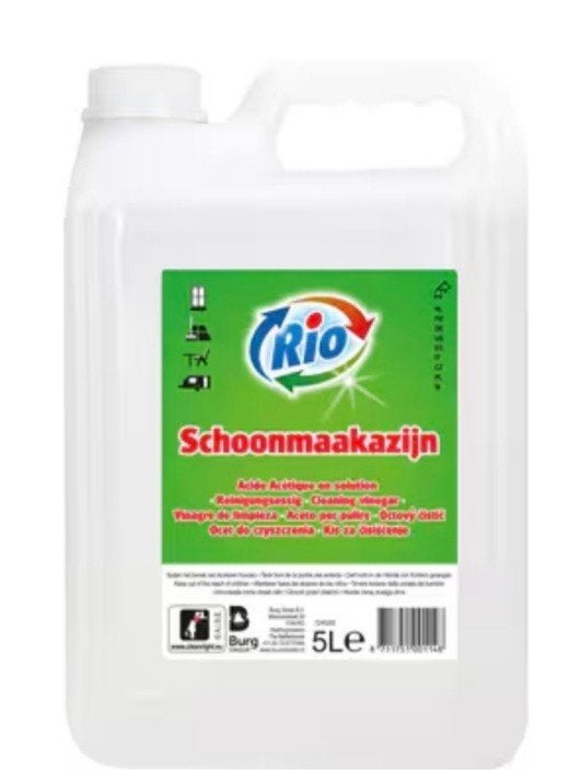 Rio Schoonmaakazijn 5L - Krachtige Reiniger, Ophalen of Verzenden, Schoonmaakmiddel