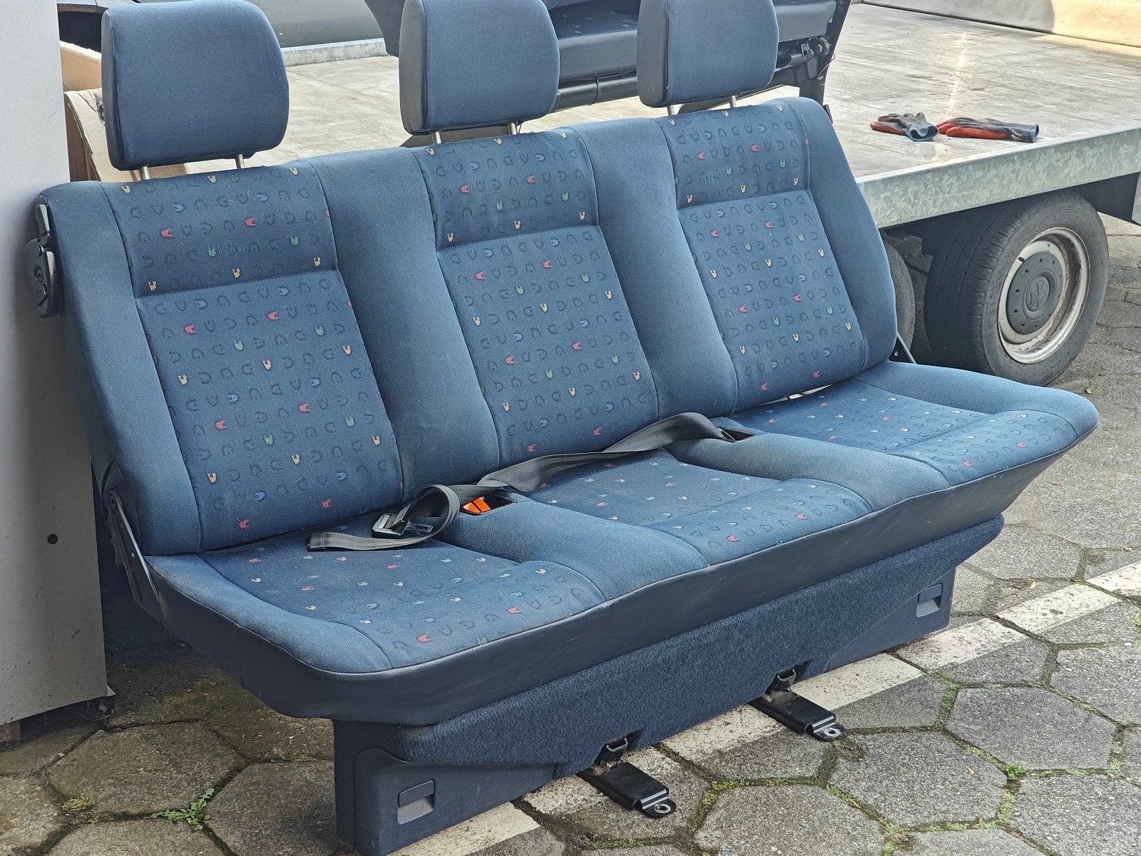 T4 bank bankjes Toto Blauw caravelle, Auto-onderdelen, Ophalen