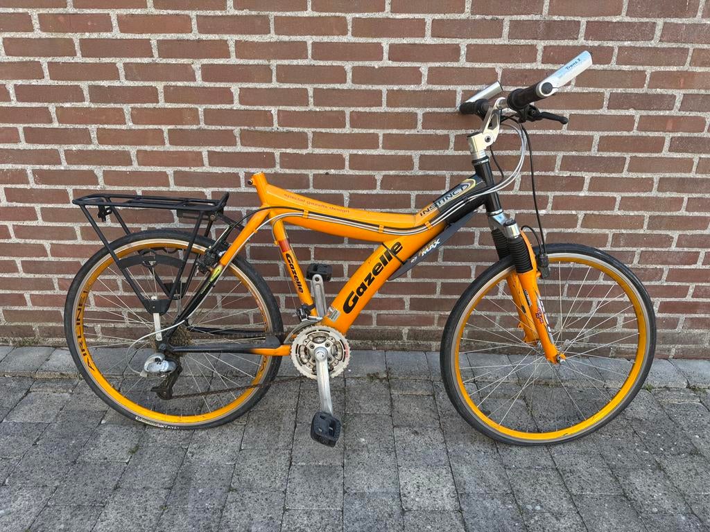 Gazelle fiets Magura remmen, Fietsen en Brommers, Fietsen | Mountainbikes en ATB, Ophalen, Gebruikt, Fully, Gazelle