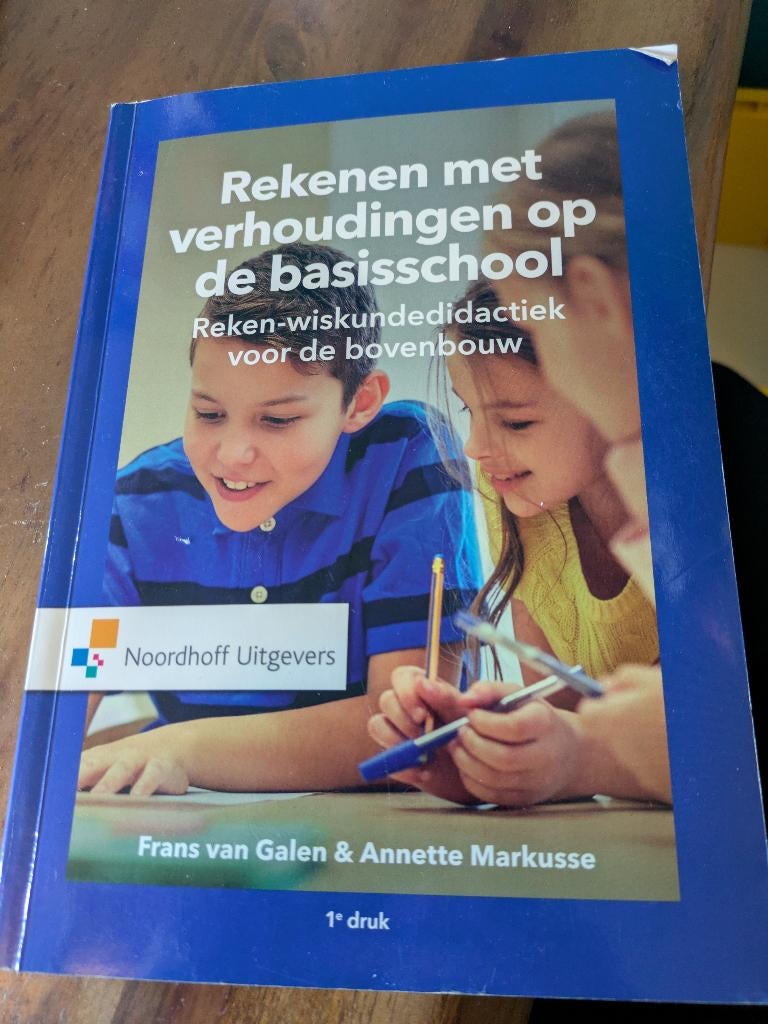 Rekenen met verhoudingen op de basisschool, Ophalen of Verzenden, Gelezen, Overige niveaus