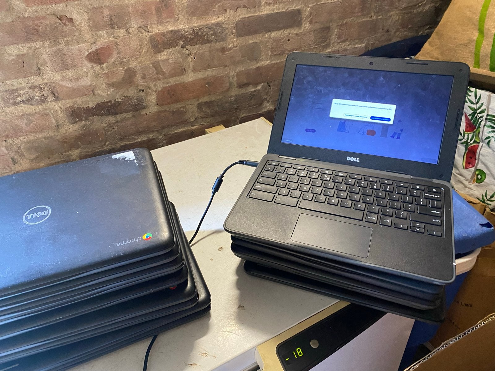 55x Chromebooks - Functioneel met enkele batterijproblemen, Computers en Software, Ophalen, Gebruikt