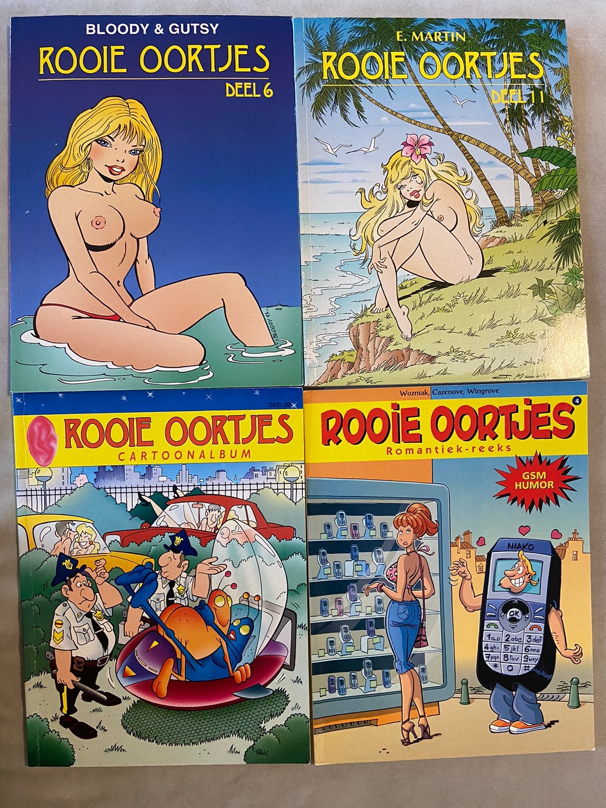 Rooie oortjes Stripboeken, Boeken, Meerdere stripboeken, Ophalen of Verzenden, Zo goed als nieuw