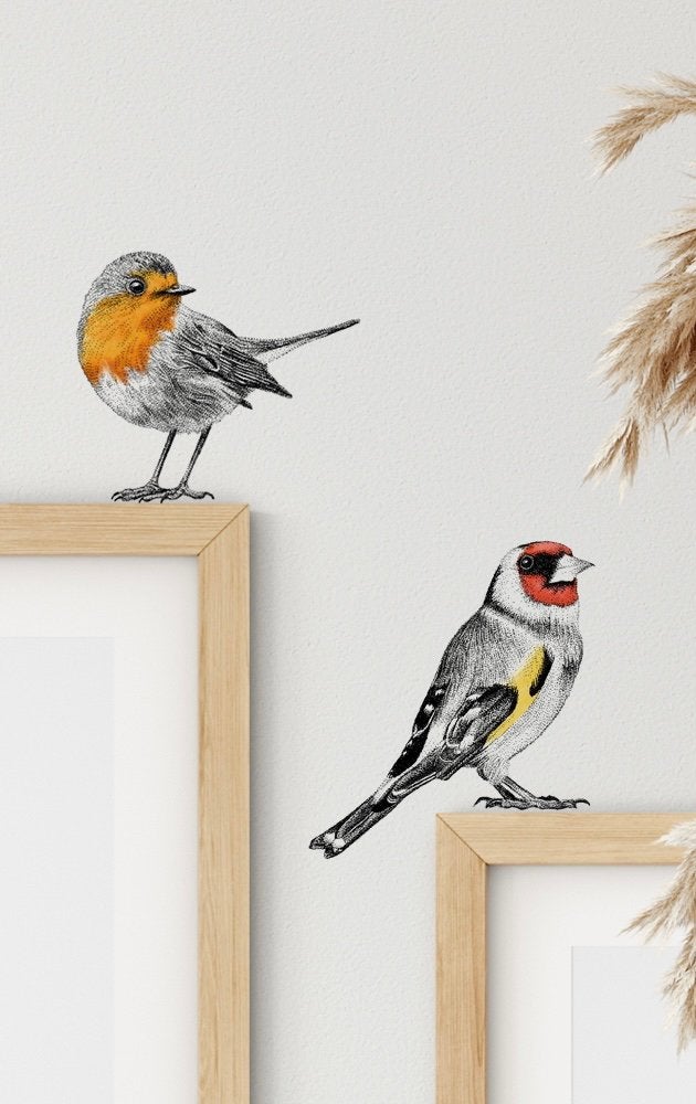 Muurstickers vogeltjes, Ophalen of Verzenden, Nieuw, Sticker