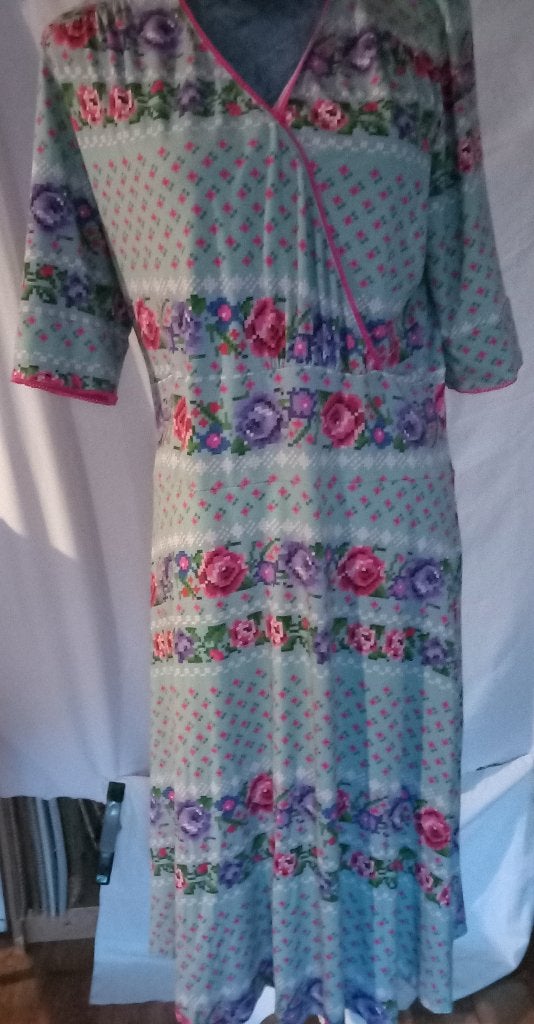 Tante Betsy jurk maat XL, Tante Betsy, Blauw, Maat 46/48 (XL) of groter, Ophalen of Verzenden